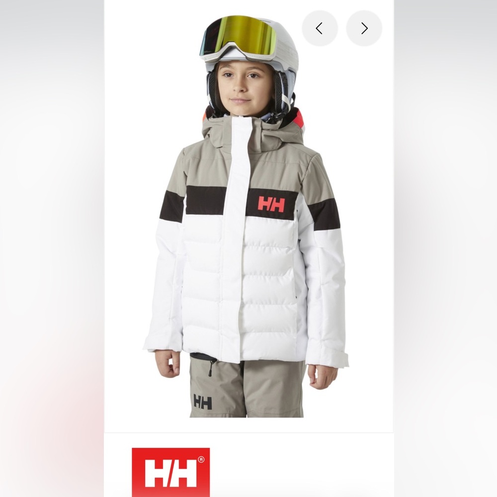 Helly Hansen- Girls Ski Diamond Parka- Puffer Jacket , Size 8 Kids NWT - Picture 3 of 16